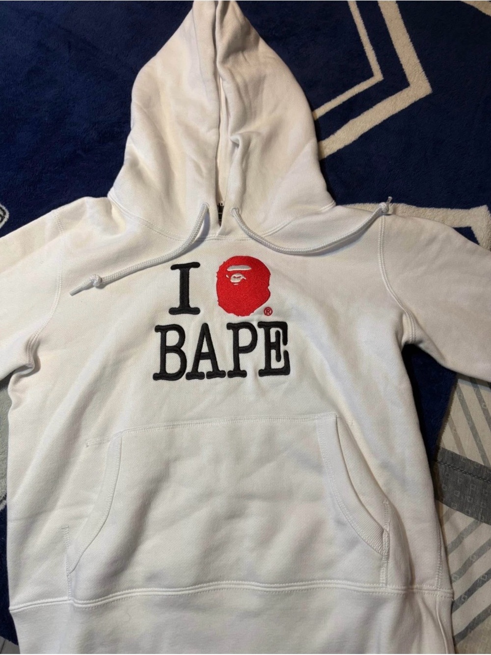 Bape- I love bape pullover hoodie